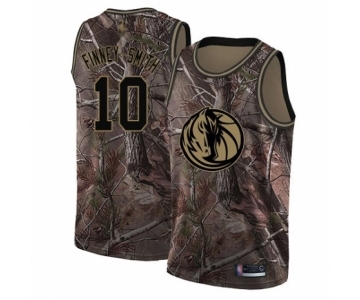 Youth Dallas Mavericks #10 Dorian Finney-Smith Swingman Camo Realtree Collection Basketball Jersey