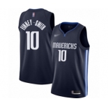 Youth Dallas Mavericks #10 Dorian Finney-Smith Swingman Navy Finished Basketball Jersey - Statement Edition