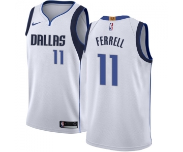 Youth Nike Dallas Mavericks #11 Yogi Ferrell Swingman White NBA Jersey - Association Edition