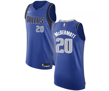Youth Nike Dallas Mavericks #20 Doug McDermott Authentic Royal Blue Road NBA Jersey - Icon Edition