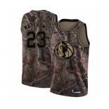 Youth Nike Dallas Mavericks #23 Wesley Matthews Swingman Camo Realtree Collection NBA Jersey