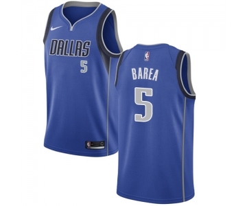 Youth Nike Dallas Mavericks #5 Jose Juan Barea Swingman Royal Blue Road NBA Jersey - Icon Edition