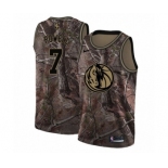 Youth Nike Dallas Mavericks #7 Dwight Powell Swingman Camo Realtree Collection NBA Jersey