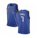 Youth Nike Dallas Mavericks #7 Dwight Powell Swingman Royal Blue NBA Jersey - Icon Edition