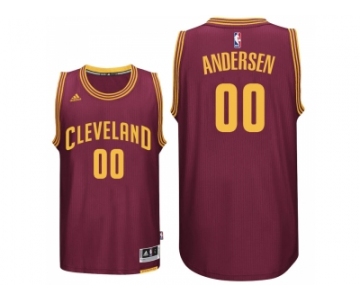 Cleveland Cavaliers #00 Chris Andersen New Swingman Road Wine Jersey