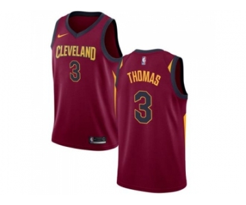 Men Nike Cleveland Cavaliers #3 Isaiah Thomas Red Stitched NBA Swingman Jersey