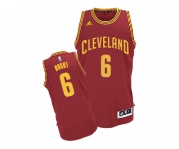 Men's Adidas Cleveland Cavaliers #6 Andrew Bogut Swingman Wine Red Road NBA Jersey