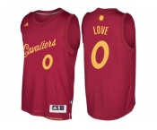 Men's Cleveland Cavaliers #0 Kevin Love Burgundy 2016 Christmas Day NBA Swingman Jersey