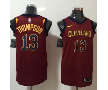 Men's Cleveland Cavaliers #13 Tristan Thompson Red NBA Swingman Icon Edition Jersey