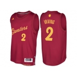Men's Cleveland Cavaliers #2 Kyrie Irving Burgundy 2016 Christmas Day NBA Swingman Jersey