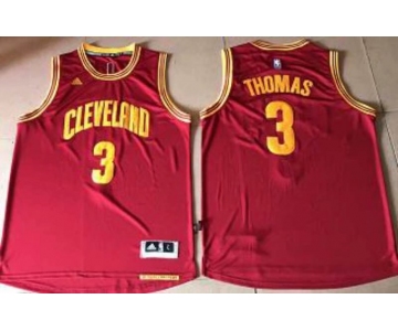 Men's Cleveland Cavaliers #3 Thomas Rose Red Road Stitched NBA Jersey