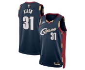 Men's Cleveland Cavaliers #31 Jarrett Allen Navy 2025 Classic Edition Stitched Jersey