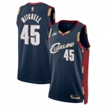 Men's Cleveland Cavaliers #45 Donovan Mitchell Donovan Mitchell Navy 2025 Classic Edition Stitched Jersey Men's Cleveland Cavaliers #45 Donovan Mitchell Donovan Mitchell Navy 2025 Classic Edition Stitched Jersey