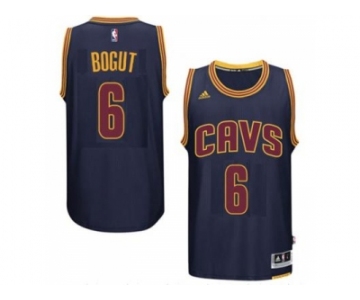 Men's Cleveland Cavaliers #6 Andrew Bogut adidas Navy Player Swingman CavFanatic Jersey