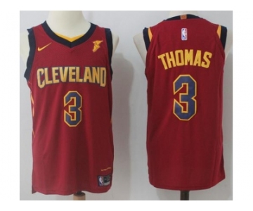 Nike Cleveland Cavaliers #3 Isaiah Thomas Red Stitched NBA Jersey