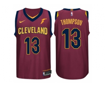 Nike NBA Cleveland Cavaliers #13 Tristan Thompson Jersey 2017-18 New Season Wine Red Jersey