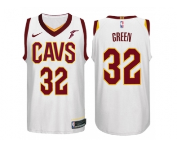Nike NBA Cleveland Cavaliers #32 Jeff Green Jersey 2017-18 New Season White Jersey