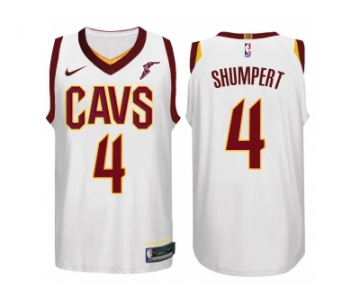 Nike NBA Cleveland Cavaliers #4 Iman Shumpert Jersey 2017-18 New Season White Jersey
