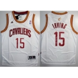 nba cleveland cavaliers #15 kyrie irving white(Revolution 30 Swingman)