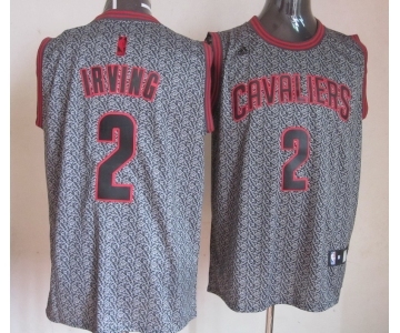 nba cleveland cavaliers #2 irving grey[static fashion swingman]