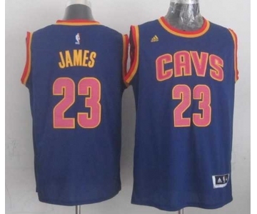 nba cleveland cavaliers #23 james blue-1