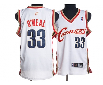 nba cleveland cavaliers #33 oneal white
