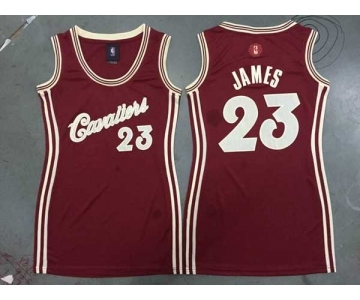 women nba cleveland cavaliers #23 james red[2015 Christmas edition]