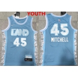 Youth cleveland cavaliers #45 donovan mitchell light blue 2024 city edition stitched jersey Youth cleveland cavaliers #45 donovan mitchell light blue 2024 city edition stitched jersey