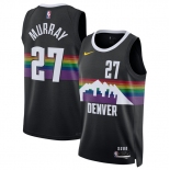 Men's Denver Nuggets #27 Jamal Murray Black 2025-26 City Edition Stitched Basketball Jersey Men's Denver Nuggets #27 Jamal Murray Black 2025-26 City Edition Stitched Basketball Jersey