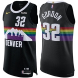 Men's Denver Nuggets #32 Aaron Gordon Black 2025-26 City Edition Stitched Basketball Jersey Men's Denver Nuggets #32 Aaron Gordon Black 2025-26 City Edition Stitched Basketball Jersey