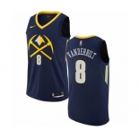 Women's Nike Denver Nuggets #8 Jarred Vanderbilt Swingman Navy Blue NBA Jersey - City Edition