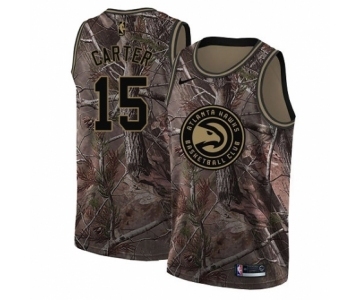 Men's Nike Atlanta Hawks #15 Vince Carter Swingman Camo Realtree Collection NBA Jersey