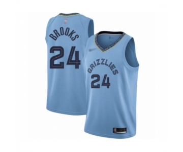 Youth Memphis Grizzlies #24 Dillon Brooks Swingman Blue Finished Basketball Jersey Statement Edition