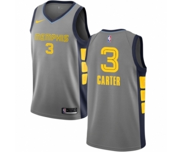 Youth Nike Memphis Grizzlies #3 Jevon Carter Swingman Gray NBA Jersey - City Edition