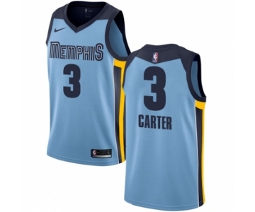 Youth Nike Memphis Grizzlies #3 Jevon Carter Swingman Light Blue NBA Jersey Statement Edition