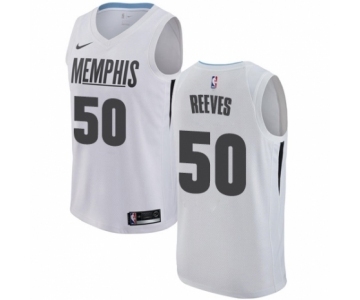 Youth Nike Memphis Grizzlies #50 Bryant Reeves Swingman White NBA Jersey - City Edition