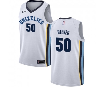 Women's Nike Memphis Grizzlies #50 Bryant Reeves Swingman White NBA Jersey - Association Edition