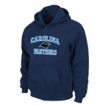 Carolina Panthers Heart & Soul Pullover Hoodie D.Blue