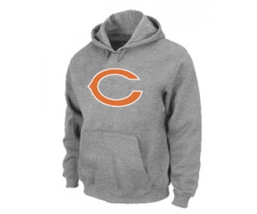Chicago Bears Logo Pullover Hoodie Grey