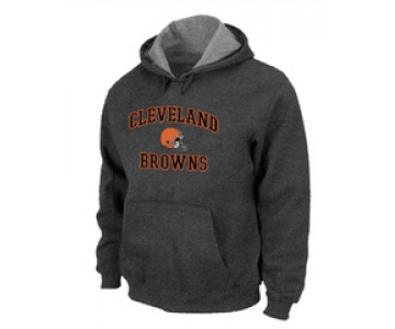 Cleveland Browns Heart & Soul Pullover Hoodie D.GREY