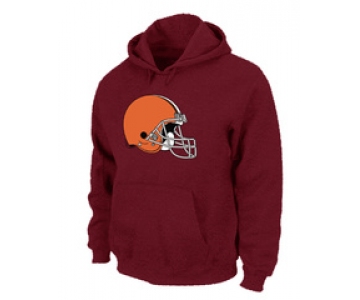 Cleveland Browns Logo Pullover Hoodie RED