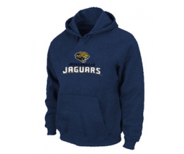 Jacksonville Jaguars Authentic Logo Pullover Hoodie D.Blue
