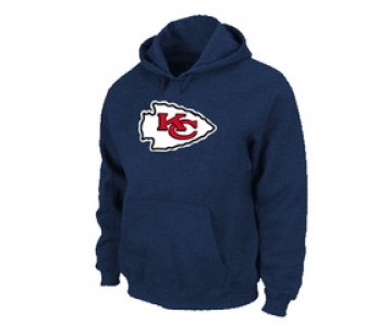 Kansas City Chiefs Logo Pullover Hoodie D.Blue