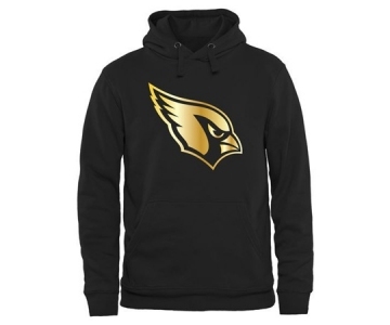 Mens Arizona Cardinals Pro Line Black Gold Collection Pullover Hoodie
