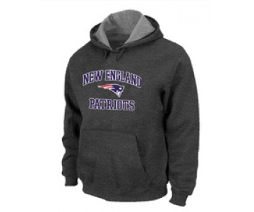 New England Patriots Heart & Soul Pullover Hoodie D.Grey
