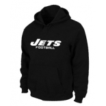 New York Jets Authentic font Pullover Hoodie Black