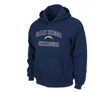 San Diego Charger Heart & Soul Pullover Hoodie D.Blue