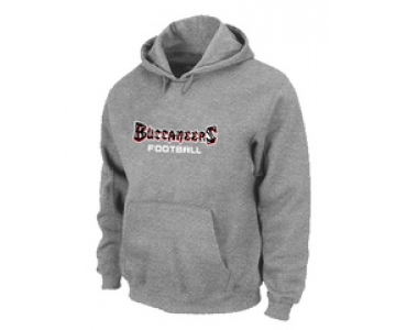 Tampa Bay Buccaneers font Pullover Hoodie Grey