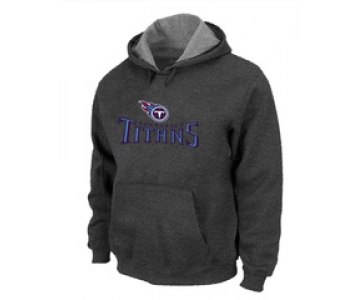 Tennessee Titans Authentic Logo Pullover Hoodie D.Grey