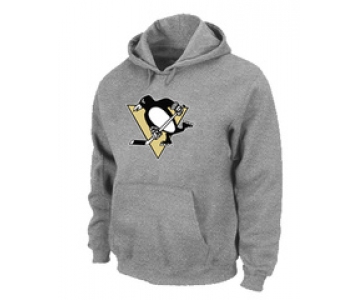 NHL Pittsburgh Penguins Big & Tall Logo Pullover Hoodie Grey